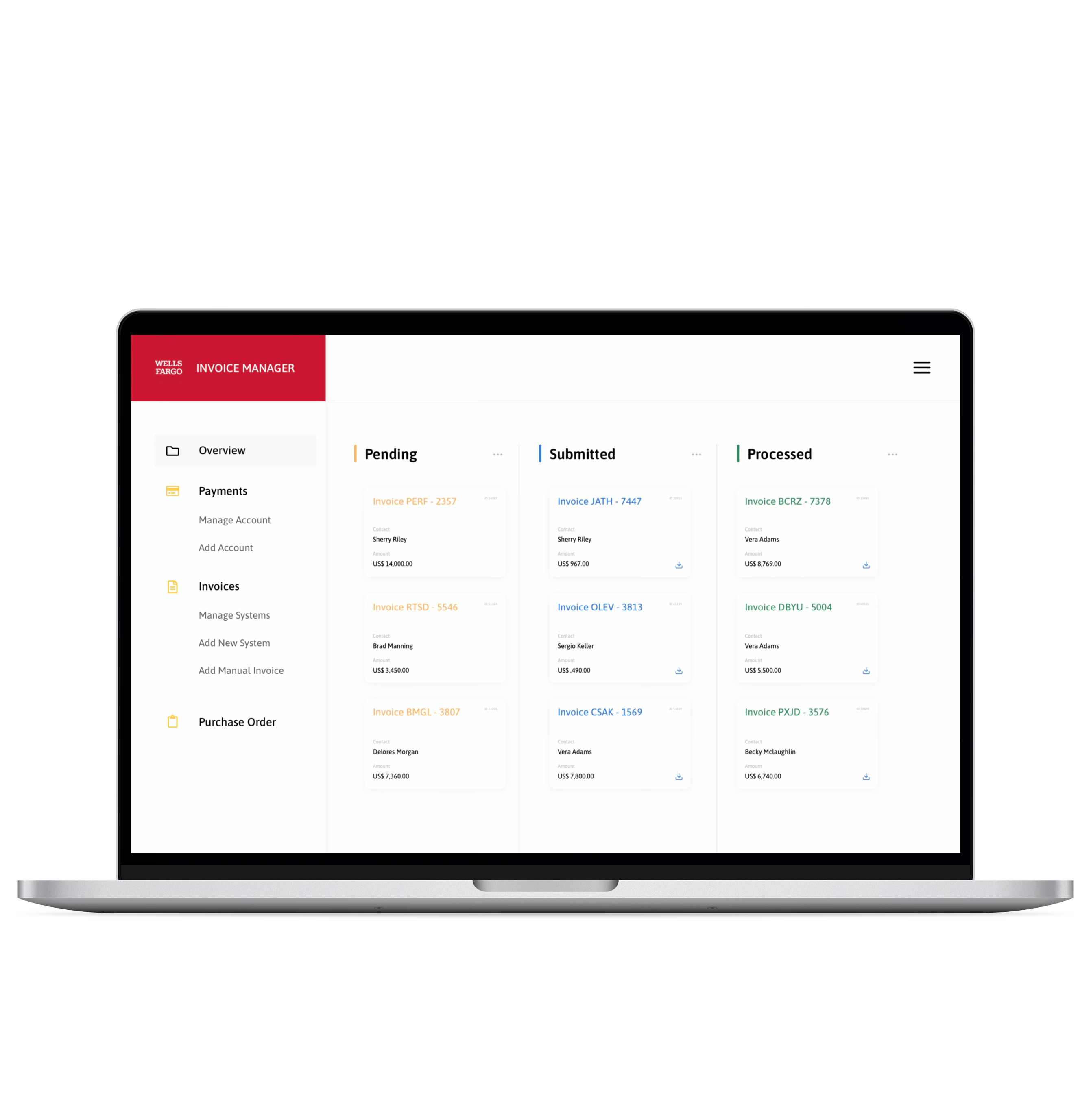 Wells Fargo Invoice Manager