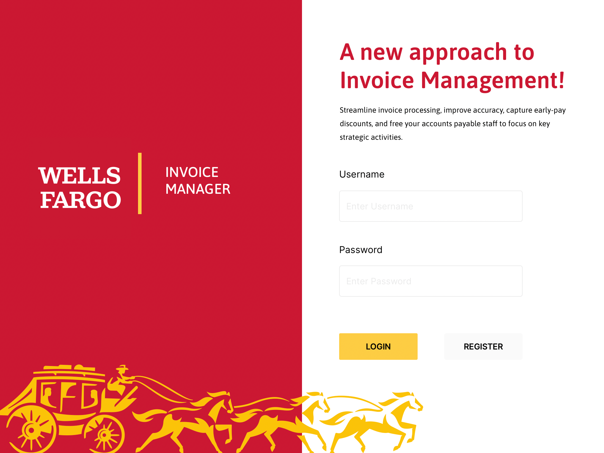 Redesigned login — clean, modern interface